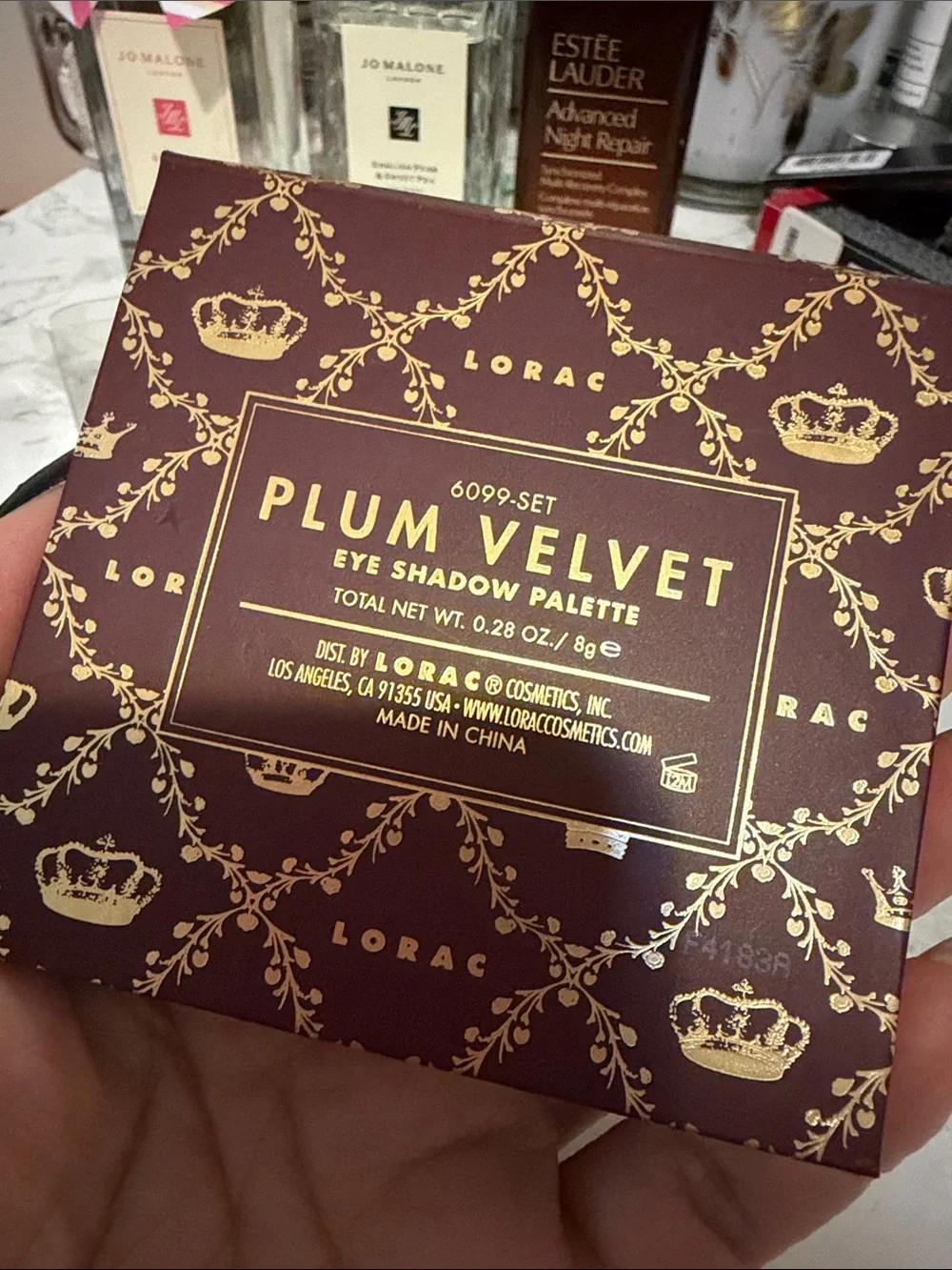 NIB LORAC Plum Velvet Eyeshadow Palette 8g